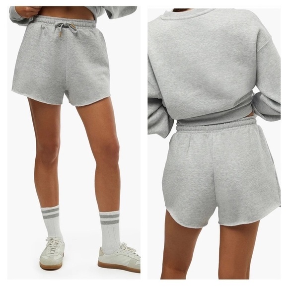 WeWoreWhat Pants - Weworewhat Black Pull on sweat shorts
